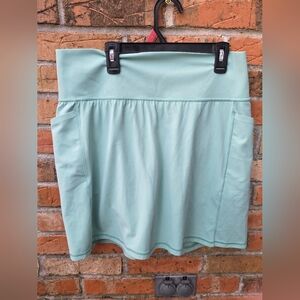 Athleta Light Green Mini Skirt